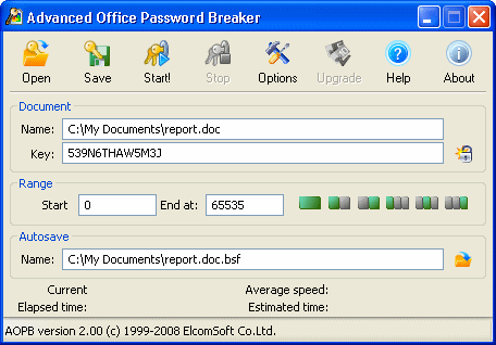 Advanced Office Password Breaker (Professional edition)